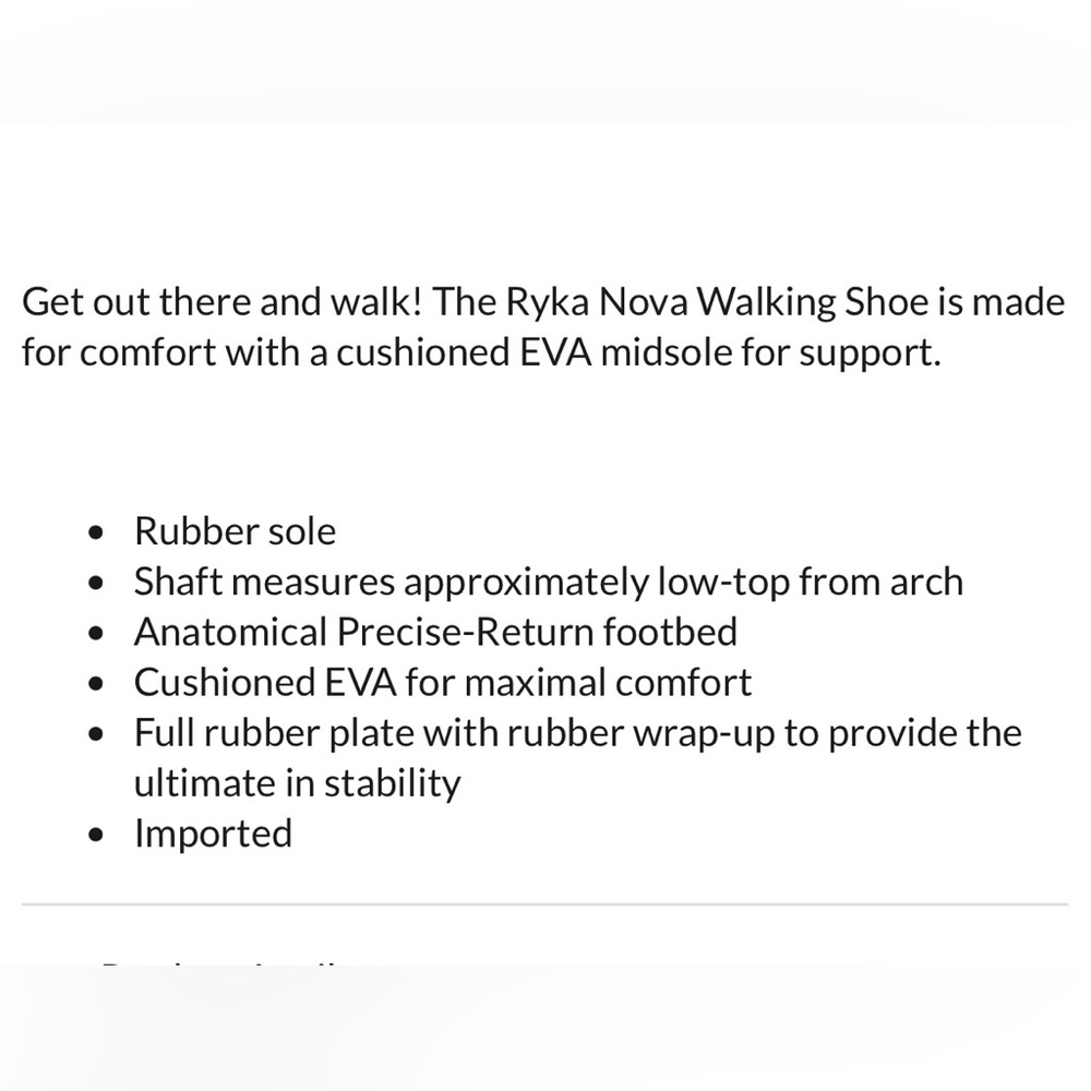 Ryka walking shoe 8.5 - Picture 11 of 11